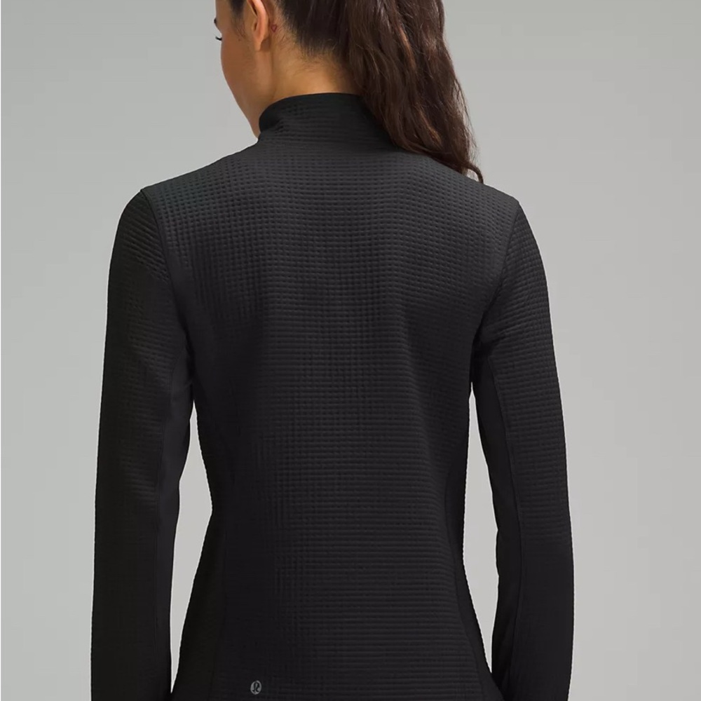New with Tags- Lululemon Waffle-Knit Half-Zip Long-Sleeve Shirt - Picture 3 of 6